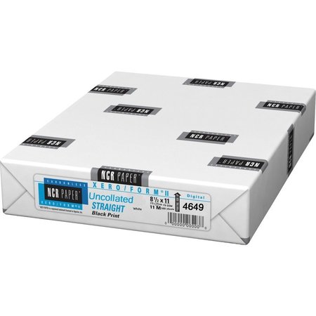 NCR PAPER Paper, Carbonless, Single, We Pk NCR4649